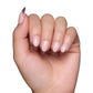 Chocolate Press-On Nails | Brown French Tip