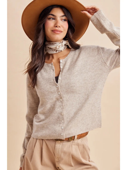 Latte Knit Cardigan