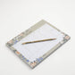 Blossom Weekly Planner Notepad - Green Floral
