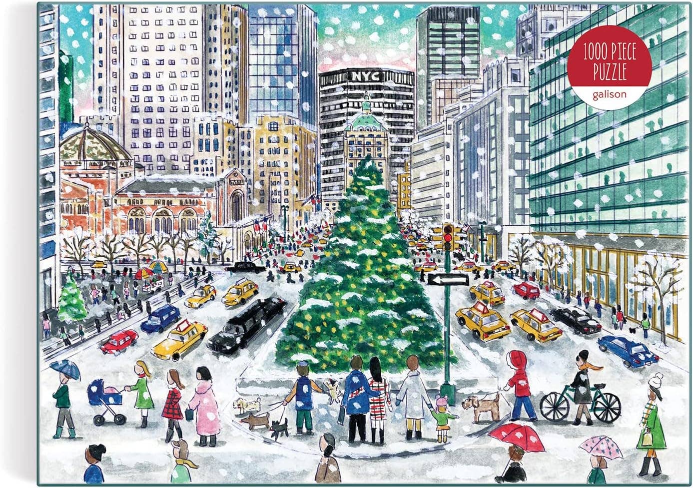 Christmas in the City 1000 Piece Puzzle