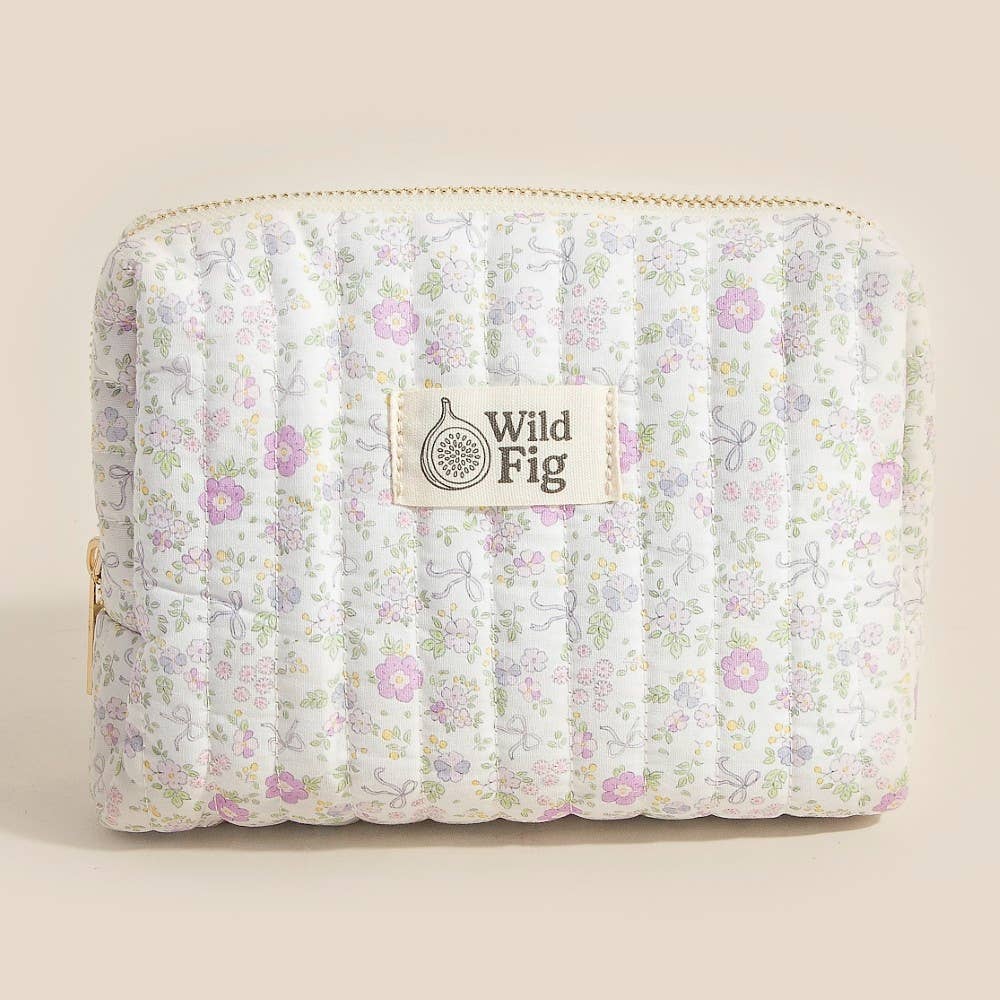Floral Cosmetic Pouch