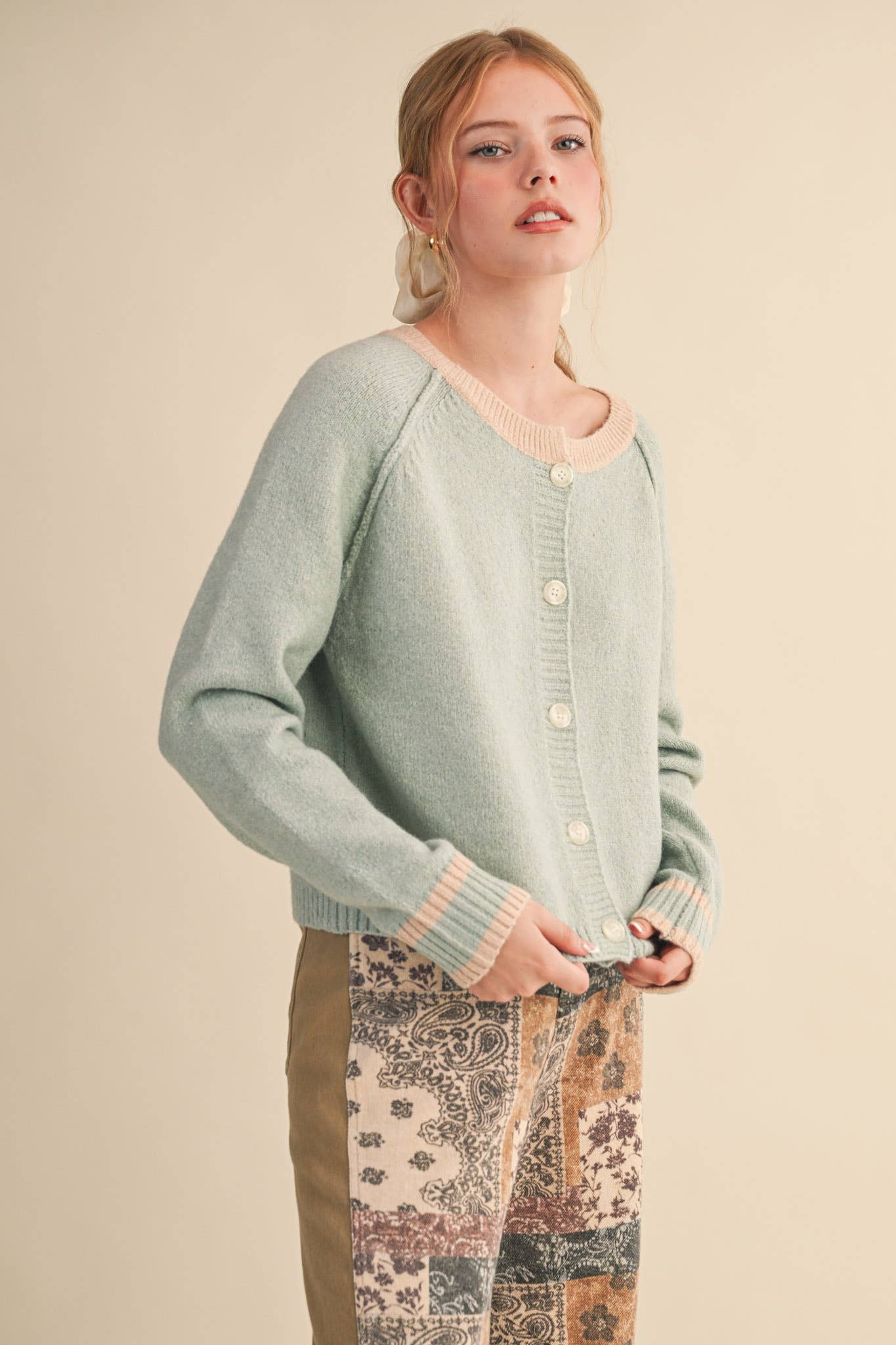 The Elevated Two-Tone Cardi