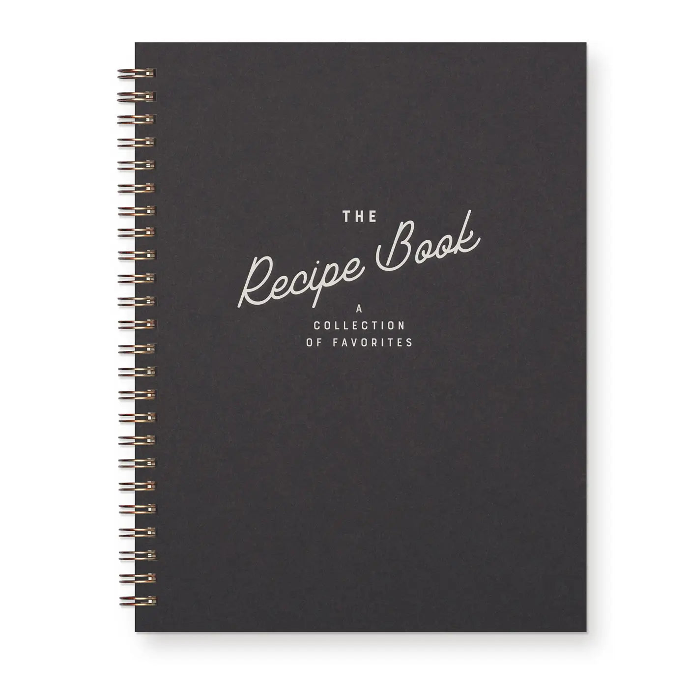 Retro Recipe Book I Black