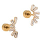 Screwback Stud Earrings - Delaney Gold