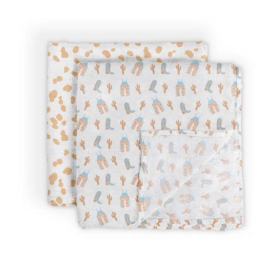 Swaddle Blanket Set Howdy Partner