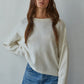 Ivory Ease Pullover Sweater
