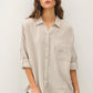 Cotton Gauze Button Down Shirt