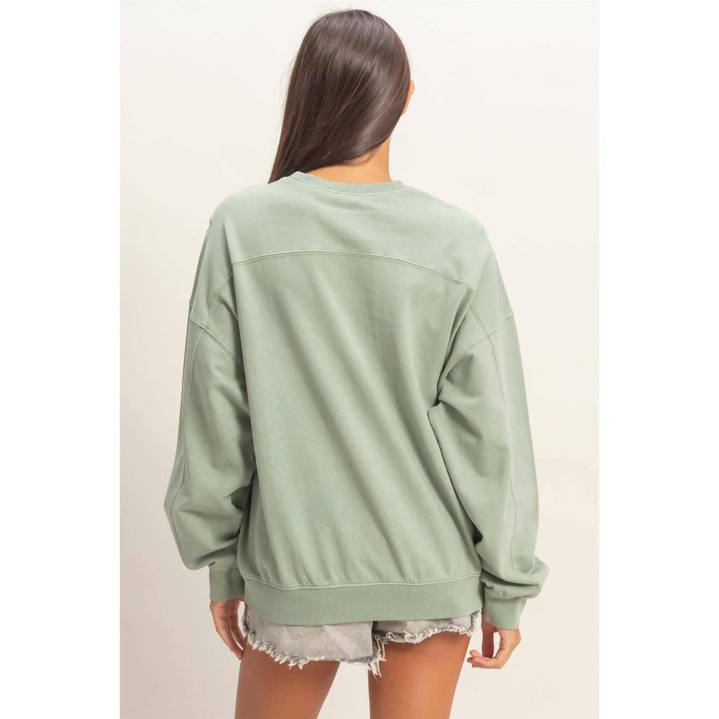 Ribbed Crew II Green