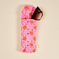 Puffy Sunglasses Case I Poppin' Petals Hot Pink