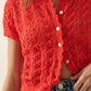 Pointelle Crochet Cardigan