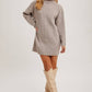 Turtle Neck Sweater Dress