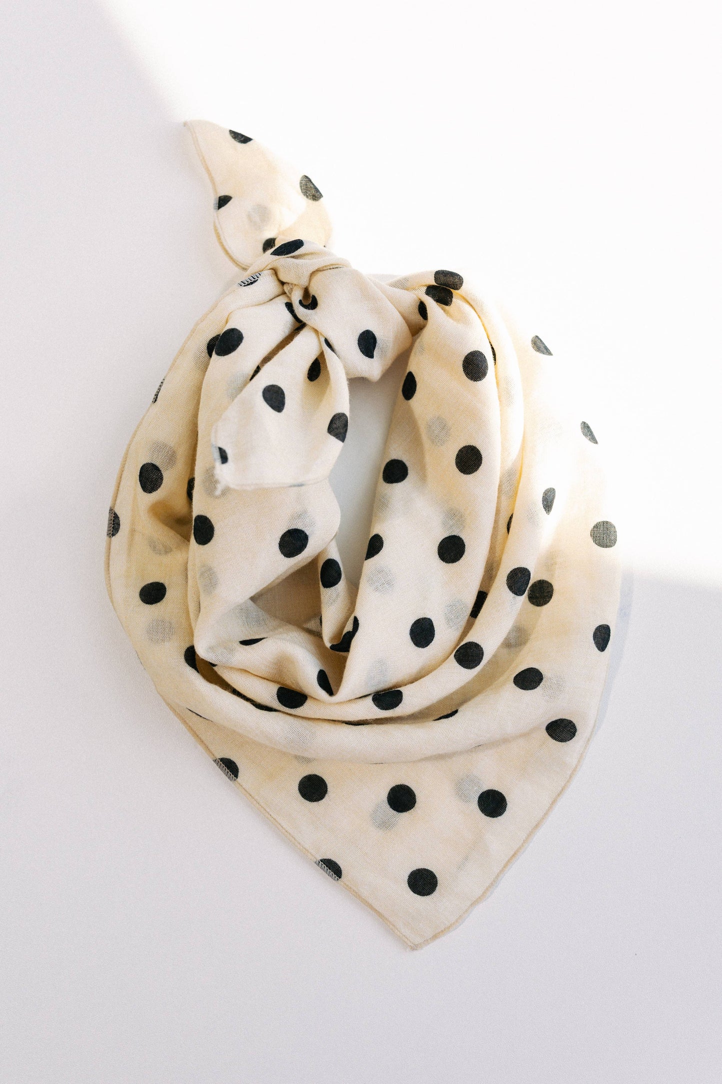 Polka Dot Bandana Scarf