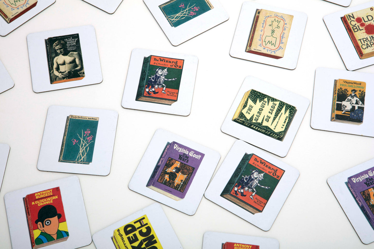 Vintage Paperbacks Memory Game