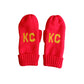 Red KC Mittens