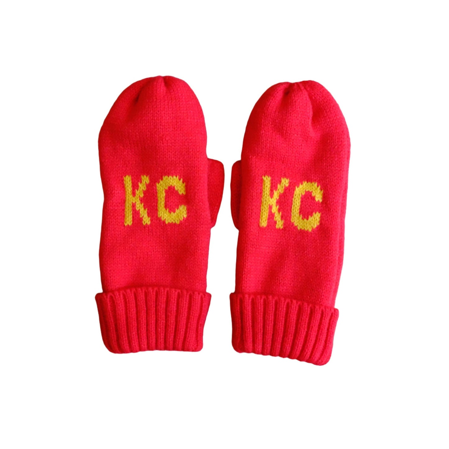 Red KC Mittens