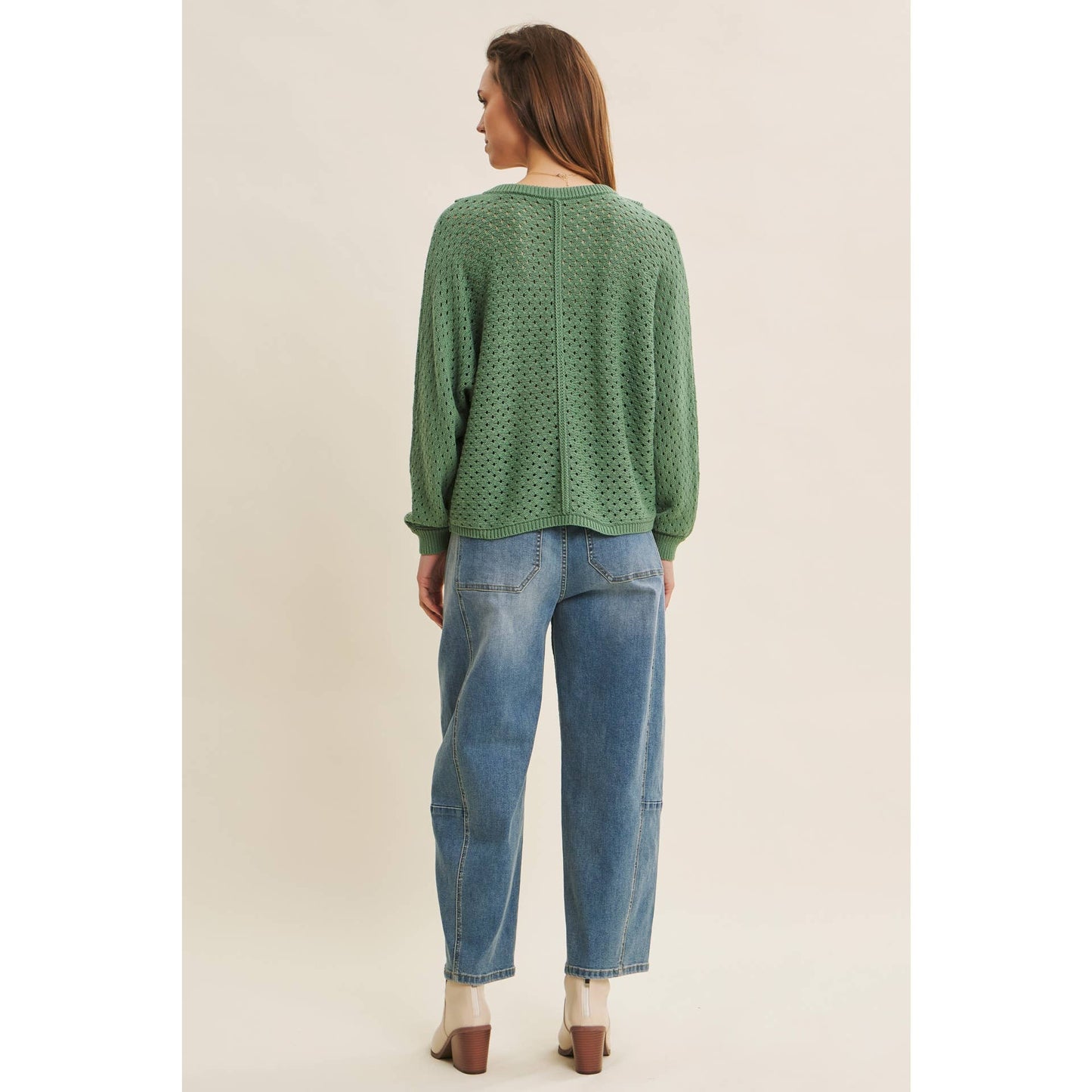 Textured Dolman Sweater