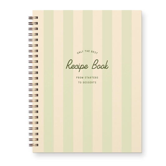 Only the Best Striped Recipe Book