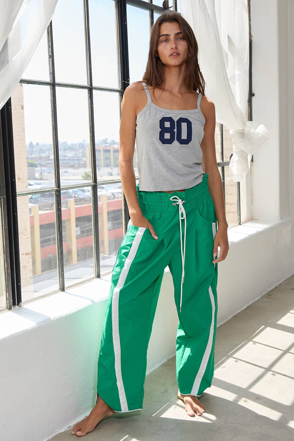 Off-Duty Stripe Track Pants