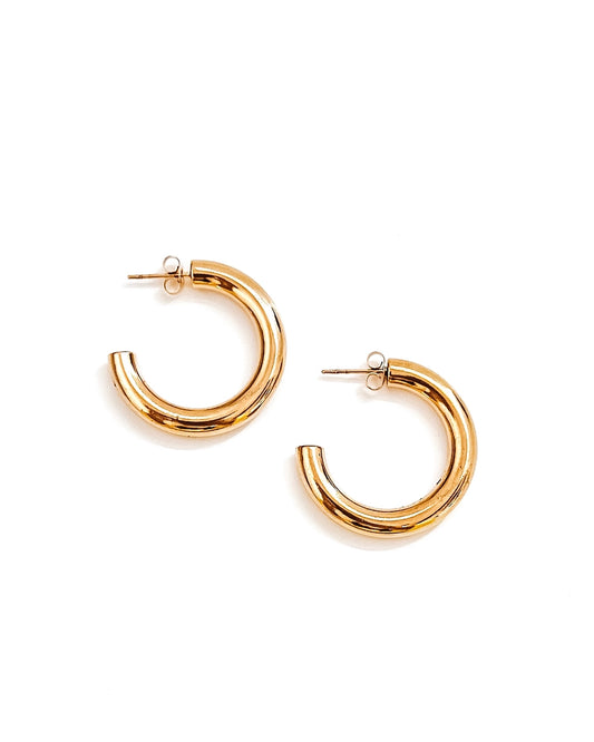 Emily Medium Gold Hoop