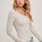 Lace Trim Knit Cardigan Top