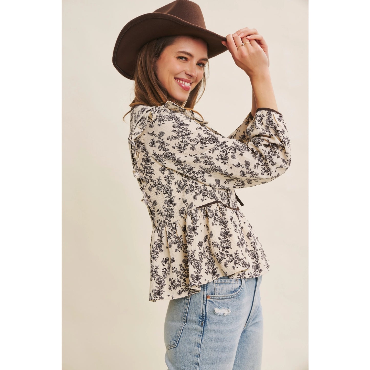 Toile Babydoll Blouse
