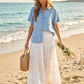 Easy Denim Button Up