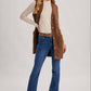 Teddy Knit Longline Vest