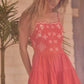 Floral Embroidered Romper