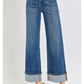 Tummy Control High Rise Wide Jeans