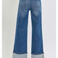 Tummy Control High Rise Wide Jeans