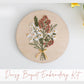 Daisy Boquet Diy Embroidery Kit