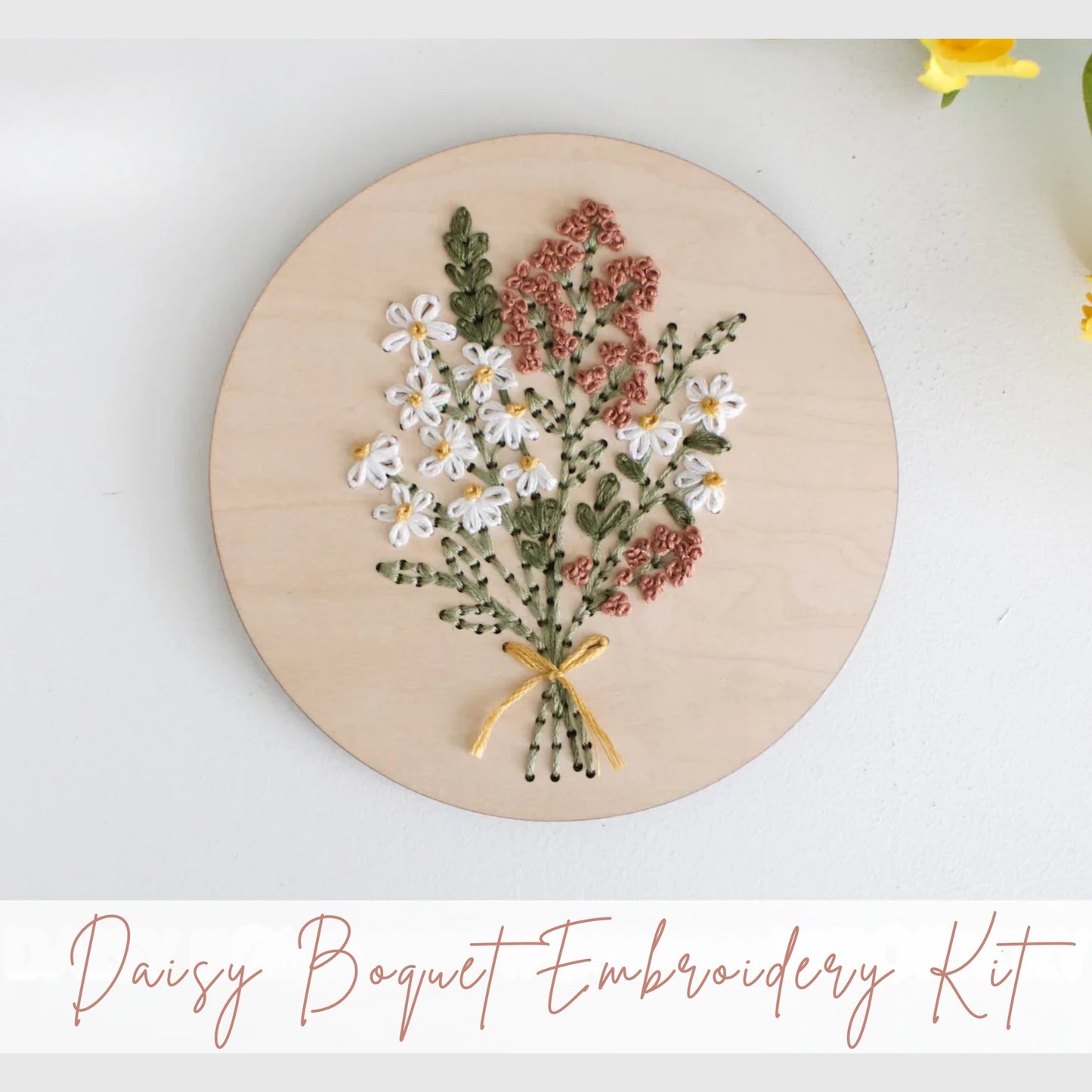 Daisy Boquet Diy Embroidery Kit