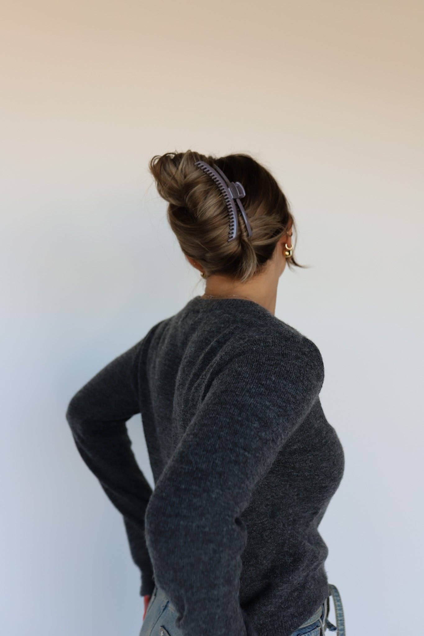 Kaxi Hair Clip I Dark Tortoise