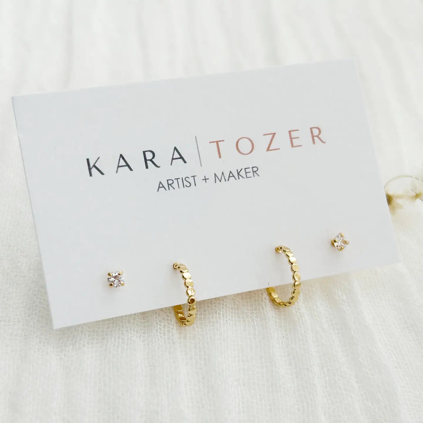 Dainty Dot Hoop Stacking Set #12