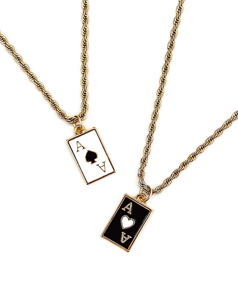 Ace of Spades Necklace