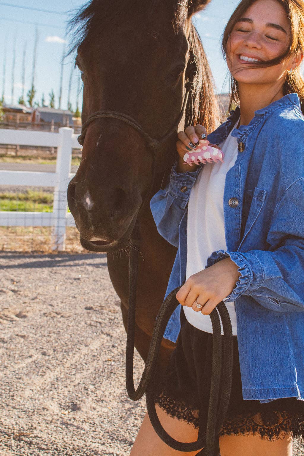 Cow Print Clip