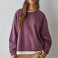 Layered Crew I Plum