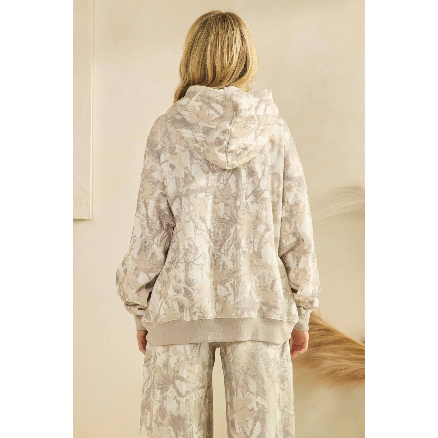 Sunday Hoodie I Coral Combo