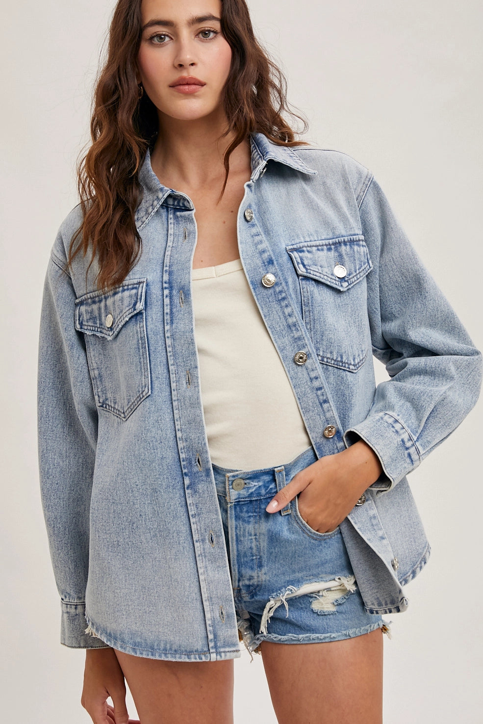 Washed Denim Jacket