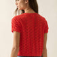 Pointelle Crochet Cardigan