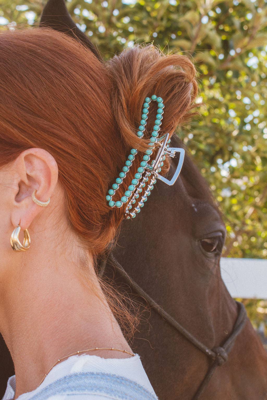 Silver Claw Clip