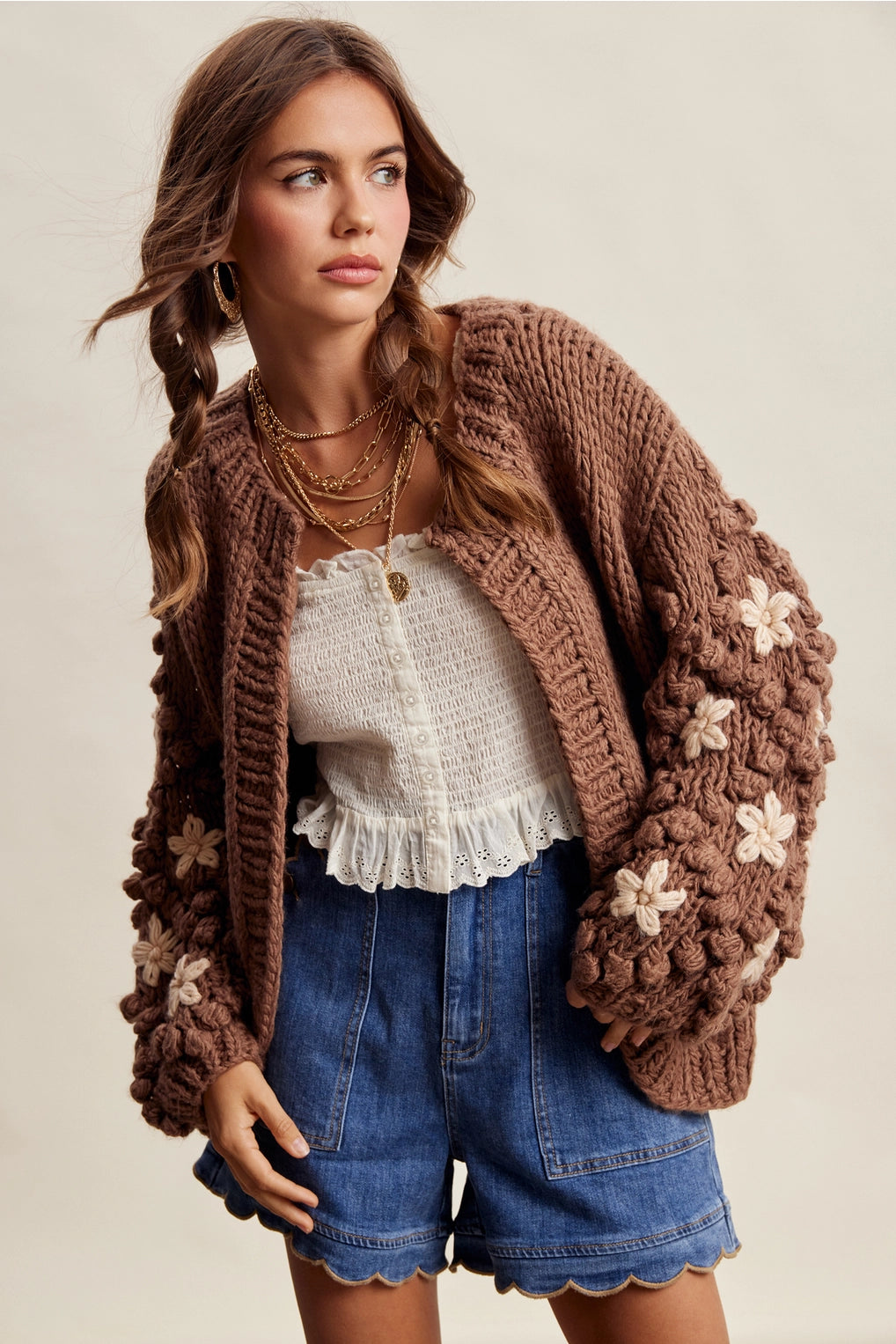 Meadow Bloom Knit Cardigan