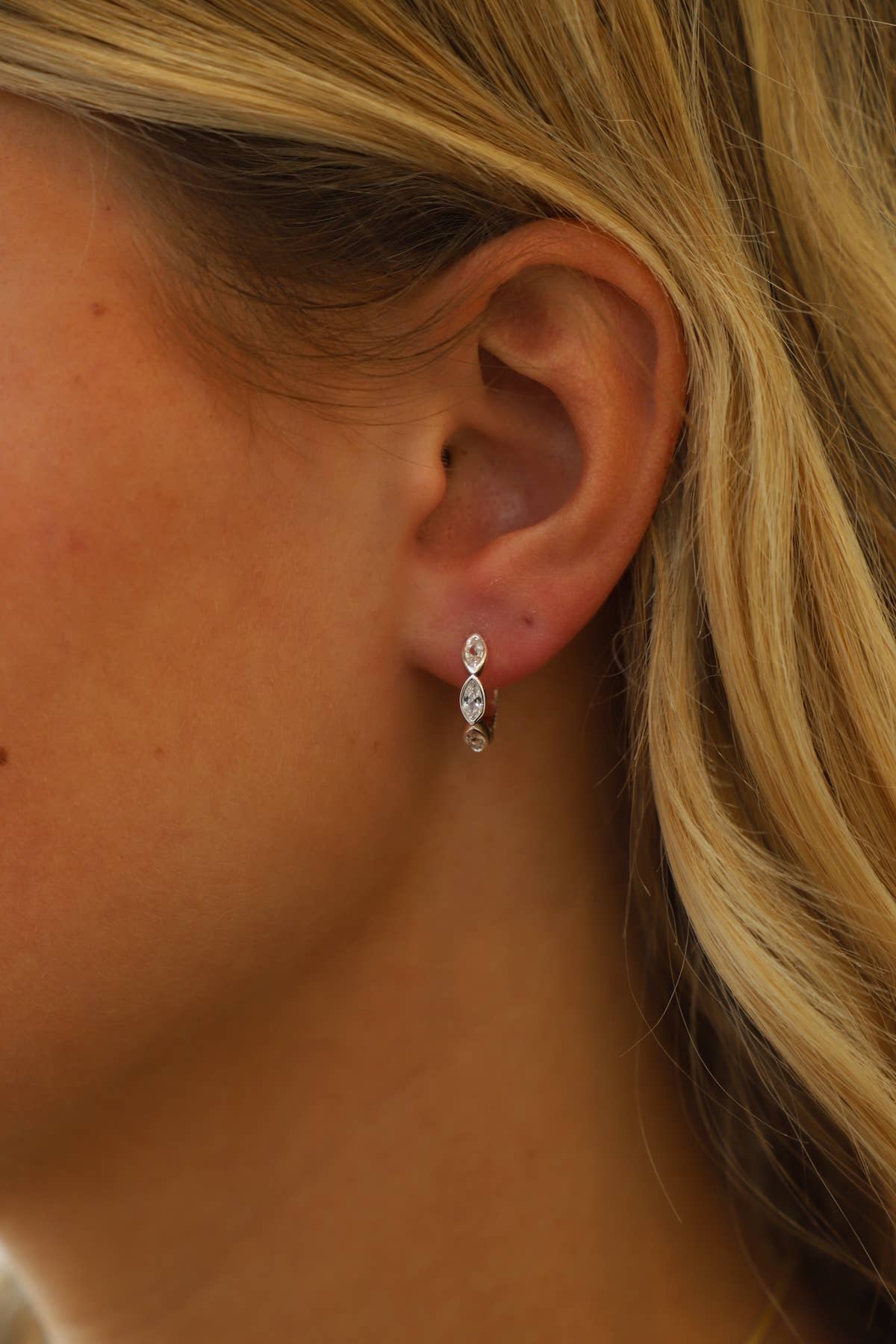 Silver Lace & Texture Hoops