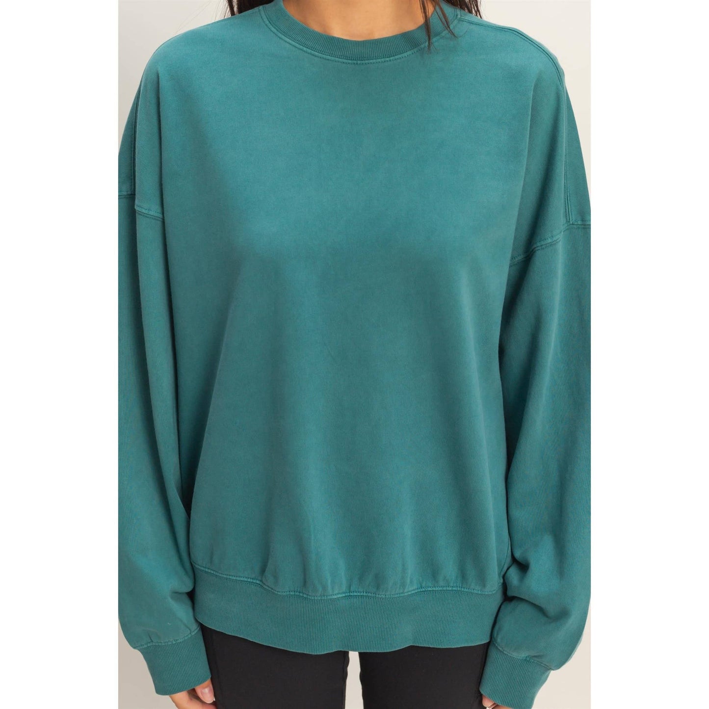 Ribbed Crew II Green