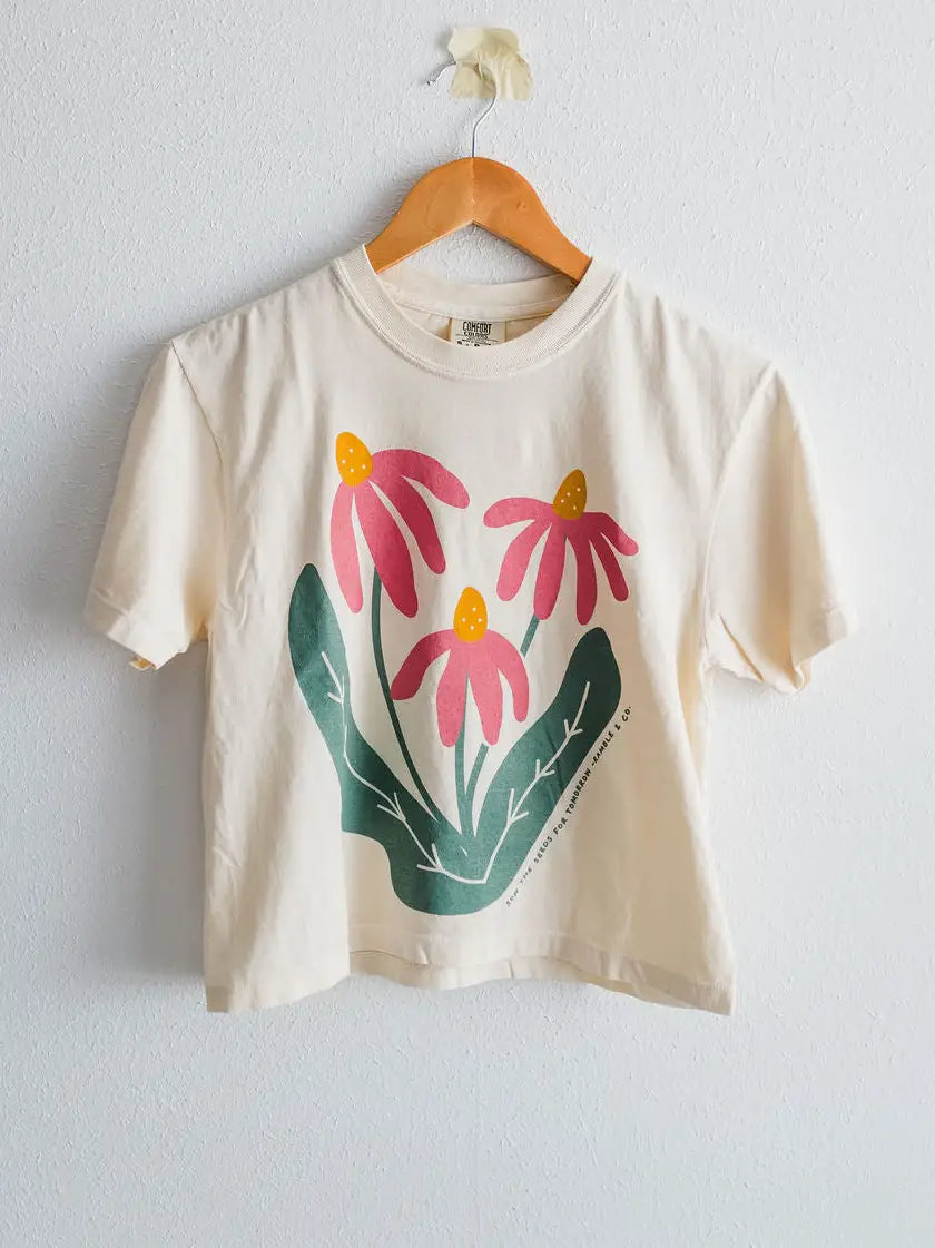 Sow the Seeds Cropped Tee