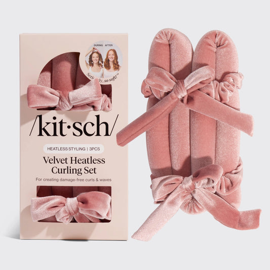 Velvet Heatless Curling Set