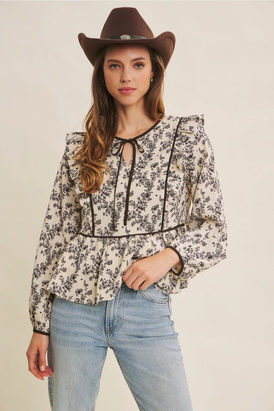 Toile Babydoll Blouse