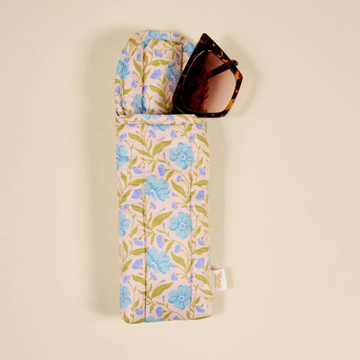 Puffy Sunglasses Case I Poppin' Petals