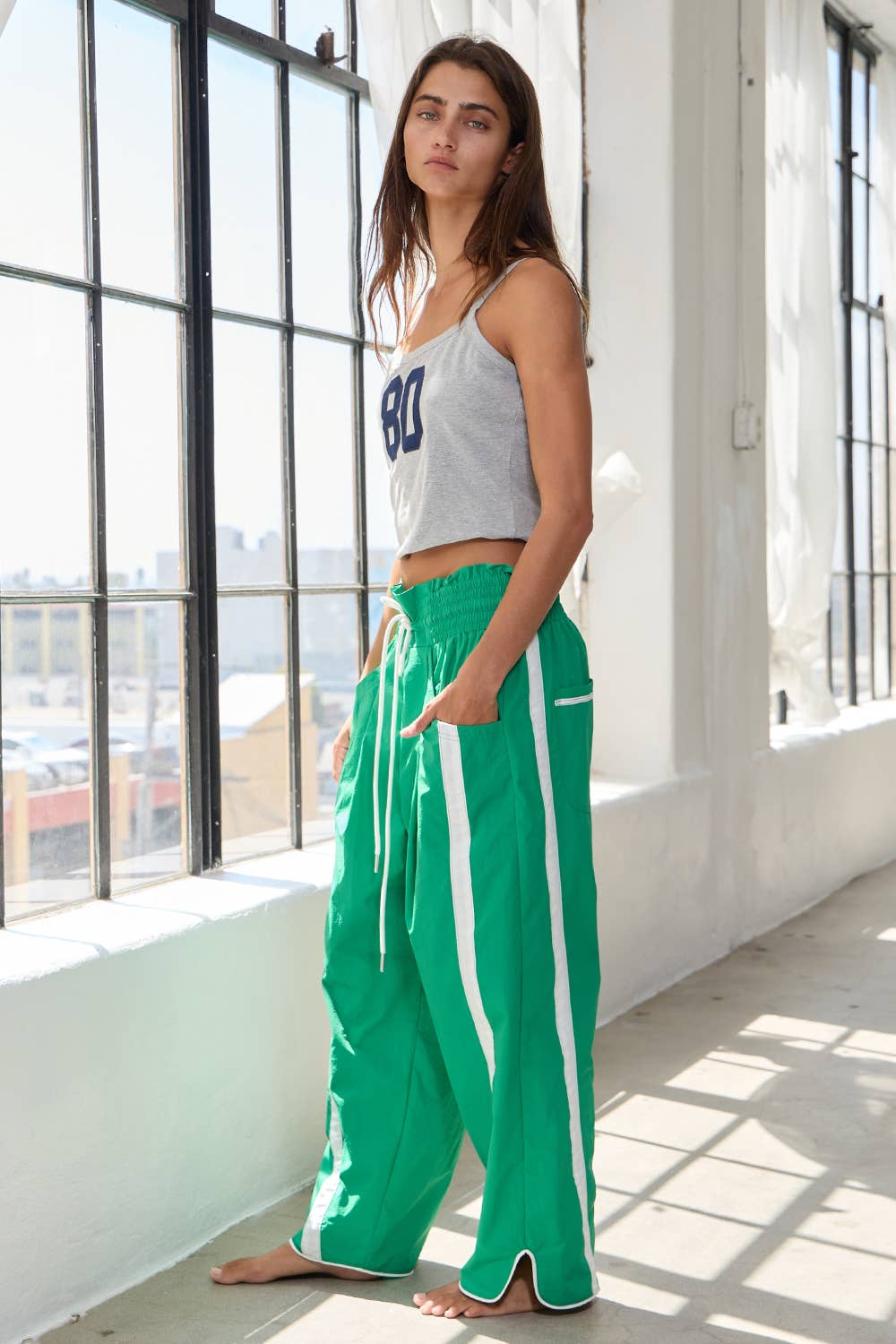 Off-Duty Stripe Track Pants