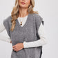 Oversized Knit Vest